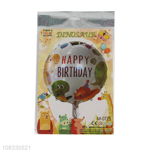 Yiwu market <em>round</em> cartoon decorative balloon for birthday party