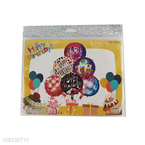 Yiwu wholesale happy birthday decorative balloon set