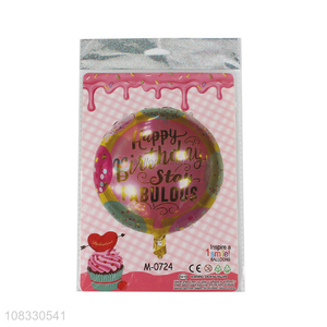 Popular products <em>round</em> birthday party foil balloon for decoration