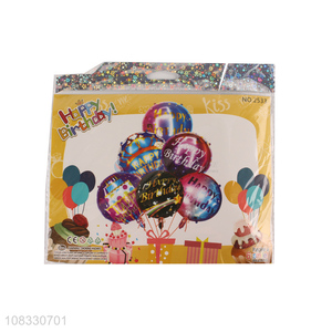 Best selling decorative birthday party foil balloon set