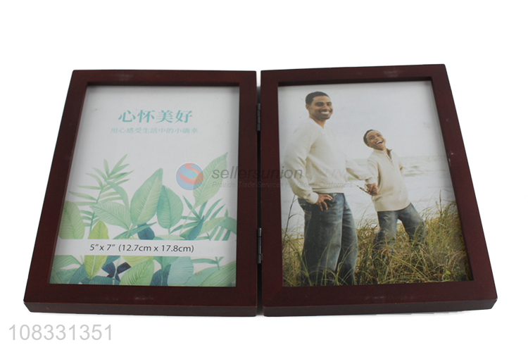 Good Sale Double Picture Frame Hinged Folding Photo Frames