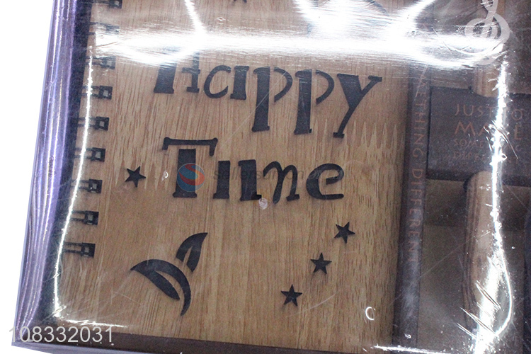 Yiwu wholesale creative wooden notepad for birthday gift