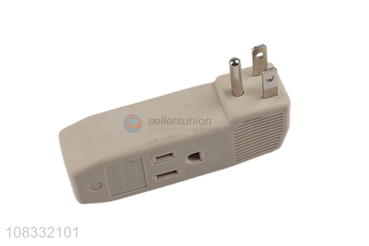Factory price 3 outlets extension socket adapter 15A 125V