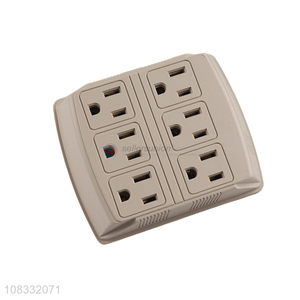 High quality 6 outlets extension socket conversion plug