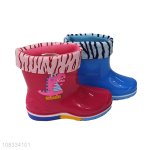 Wholesale kids children winter rain boots garden shoes footwear
