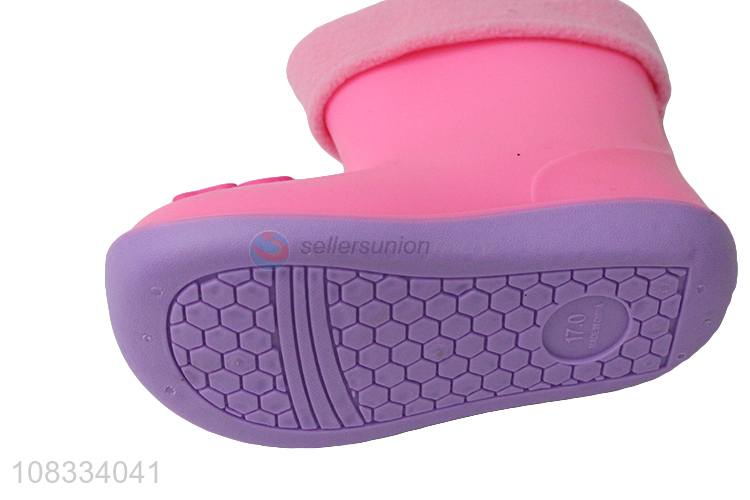China supplier waterproof cute rain boots kids toddlers rainboots