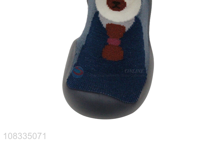 Popular products soft baby socks shoes with silicone soles