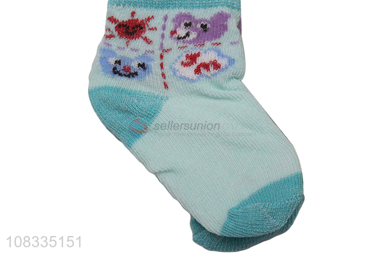 New arrival cartoon pattern comfortable baby socks for sale