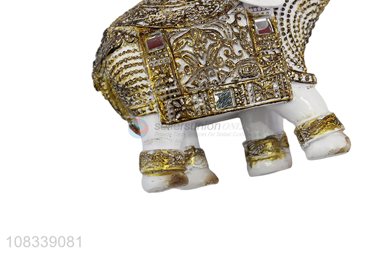 Hot Selling Simulation Elephant Resin Craft Ornament For Office