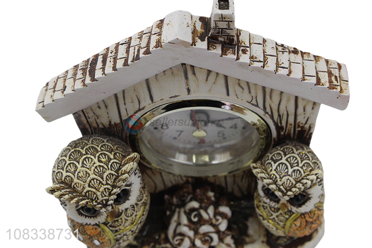 Fashion Desk Decoration Resin Crafts Resin Owl Figurine
