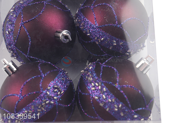 New Design 6 Pieces Christmas Ball Fashion Christmas Ornaments