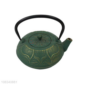 Best selling 1.3L Chinese style tea kettle topgrade cast iron teapot