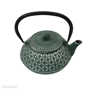 New arrival 1.0L Chinese cast iron teapot enamel cast iron tea kettle