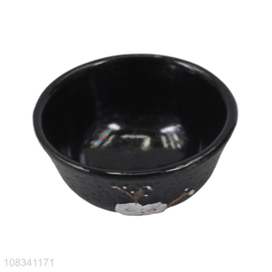 Wholesale delicate 60ml cast iron tea cup with plum blossom pattern