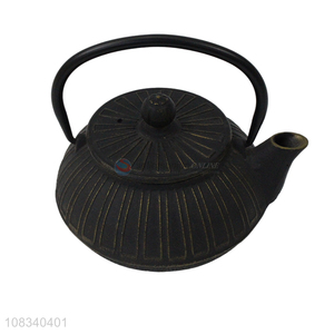 Hot selling 0.6L cast iron teapot Japanese tetsubin with metal infuser