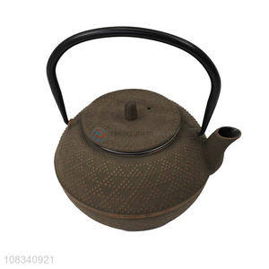 Wholesale 1.2L Chinese kungfu teapot cast iron stainless steel infuser