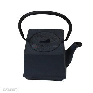 Wholesale 0.8L cast iron Chinese tea pot square Japanese tetsubin