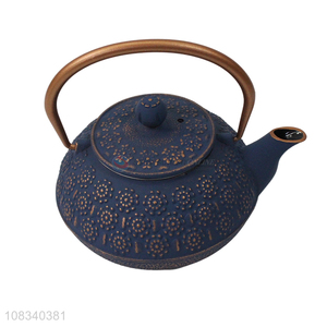 China imports 0.8L Chinese style tea kettle topgrade cast iron teapot
