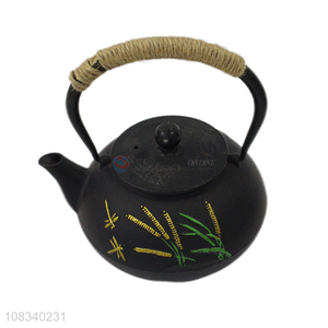 Best selling 1.2L Chinese teapot stovetop safe cast iron tea kettle