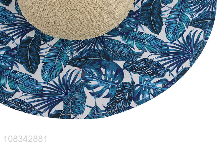 Good Sale Wide Brim Straw Hat Floppy Hat Summer Sun Hat