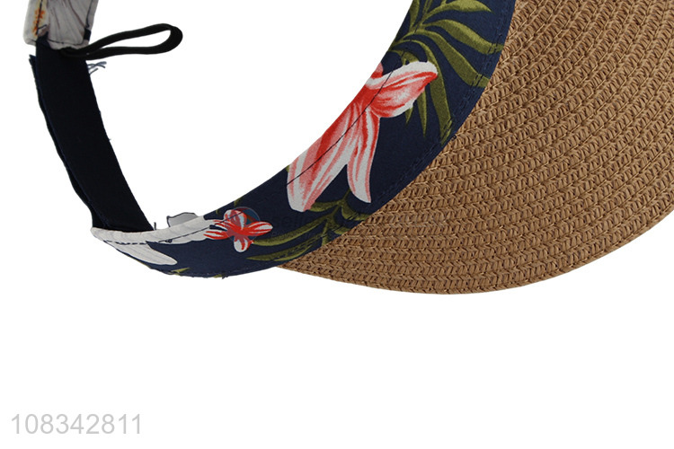 High Quality Outdoor Sun Hat Summer Visors Straw Hat