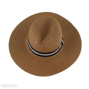 Newest Wide Brim Panama Straw Hat Fashion <em>Beach</em> Hat
