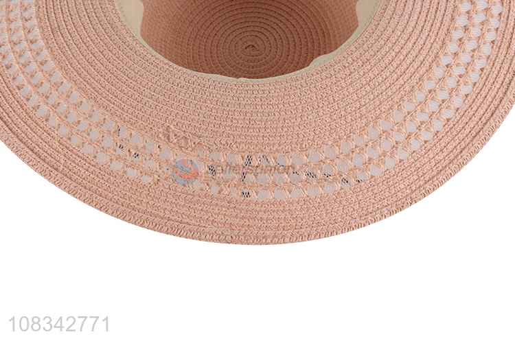 High Quality Wide Brim Straw Hat Summer Beach Sun Hat