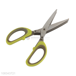 Best quality multi-layer blades stainless steel scissors