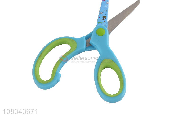 New style cartoon kids school stationery paper scissors