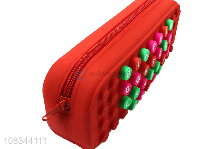 Custom DIY Silicone Pencil Bag For School And Office