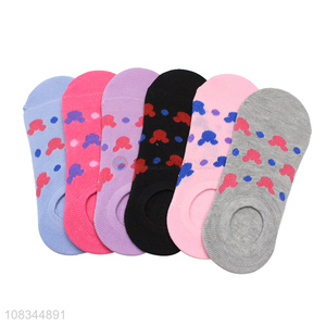Low price wholesale ladies short socks fashion casual socks