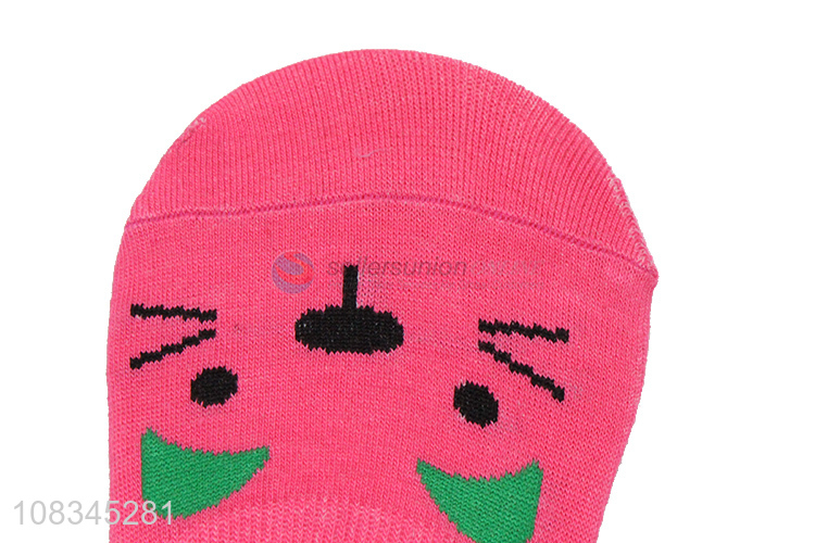 Good sale ladies polyester boat socks leisure short socks
