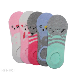Yiwu wholesale cute animal short socks fashion socks for ladies