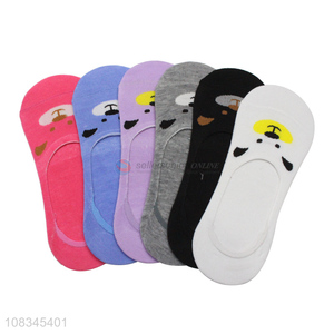 Hot products cute boat socks ladies polyester short socks