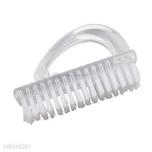 Yiwu market plastic transparent nail brush nail tool