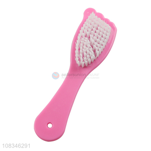 High quality plastic manicure brush nail cleaning brush