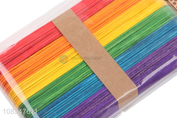 New arrival wooden colorful DIY handicraft art stick