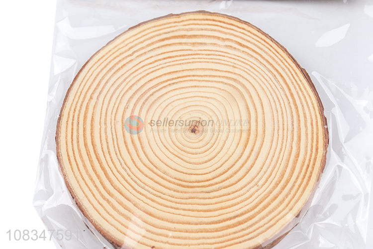 Yiwu factory wood slices wooden crafts with cheap price