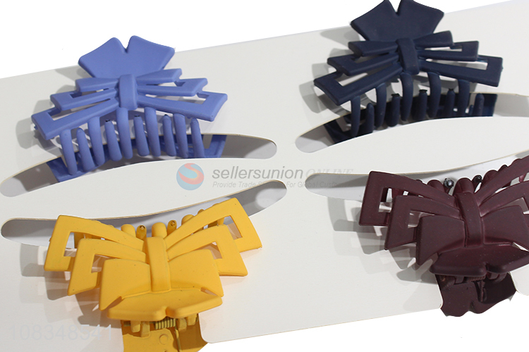 New design colorful plastic hair jaw clips hair claw clips