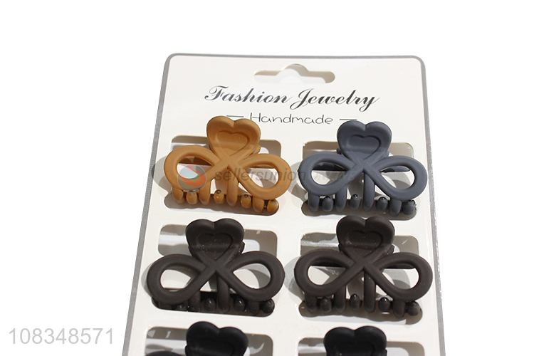 New arrival colorful mini hair claw clips for kids adults