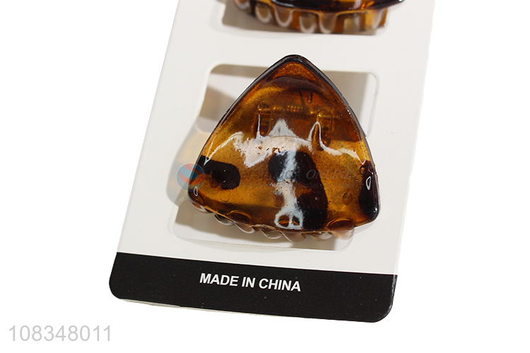 Good price stylish triangular hair claw non-slip hair clips