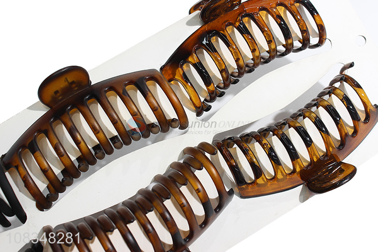 Hot selling women hair claw clips non-slip plastic hair clamps