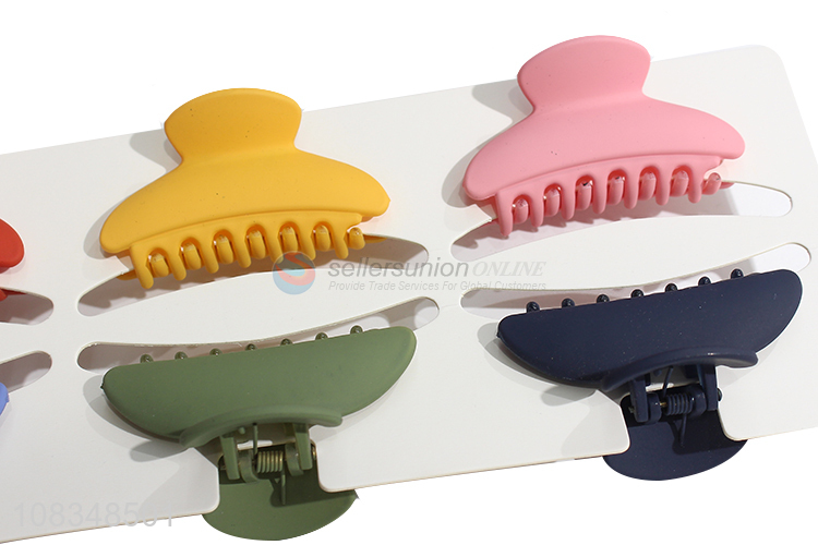 Good price multicolor women hair claw clips hair clamps pins