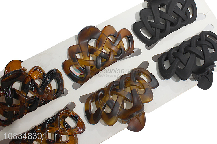 Hot product plastic hair jaw clips hair accessories for girls