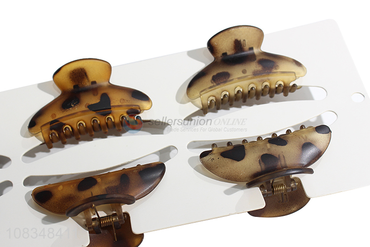 High quality medium plastic materail hair jaw clips for girls