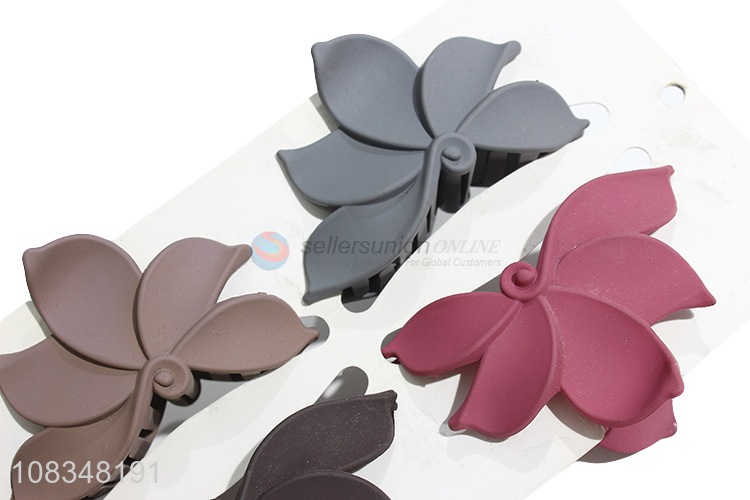 Yiwu market plastic hair jaw clips hair accessories for girls