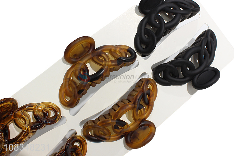 Best selling fashion plastic hair claw clips hair accessories