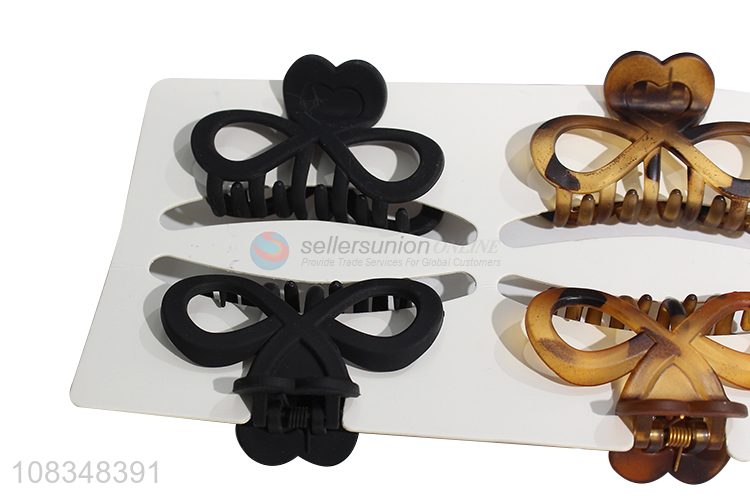 Wholesale women hair claw clips hair clamps for washing face