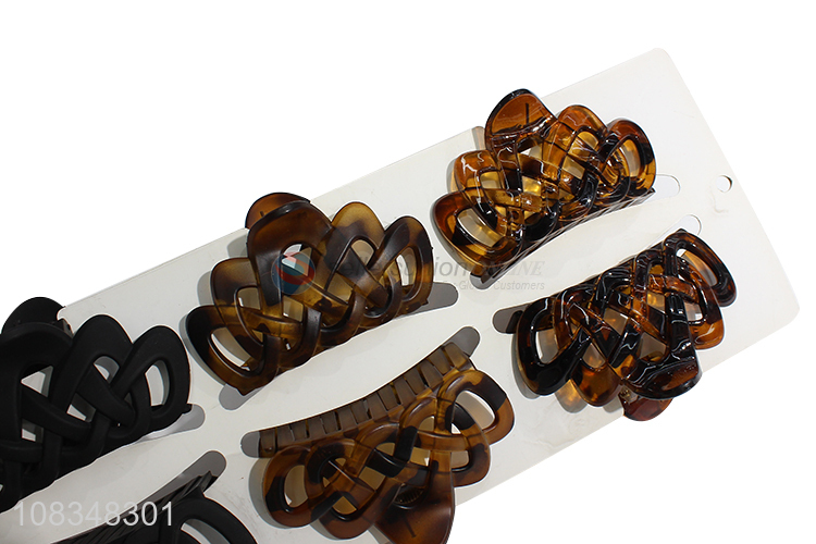 Hot product plastic hair jaw clips hair accessories for girls