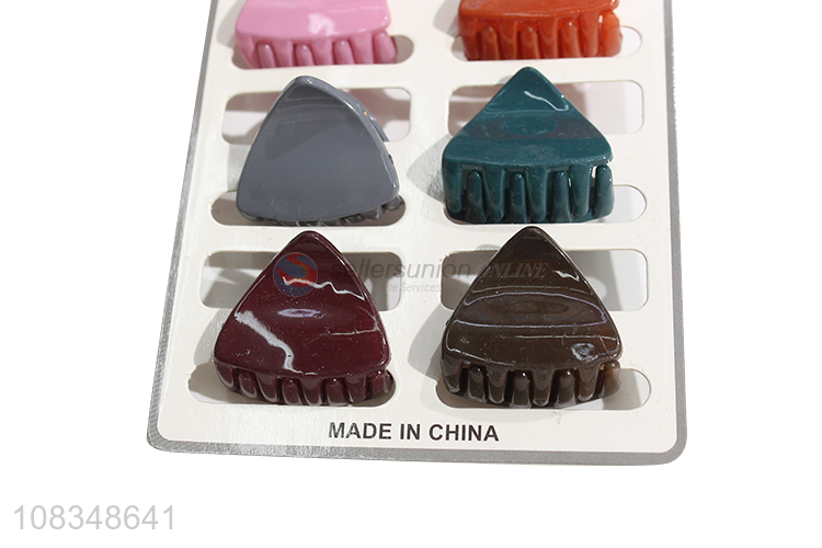 Good quality small hair claw clips women hair side clips